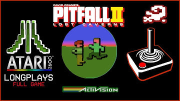 Atari Longplays: Pitfall II Lost Caverns Full playthrough (Atari 2600) Activision [1984]