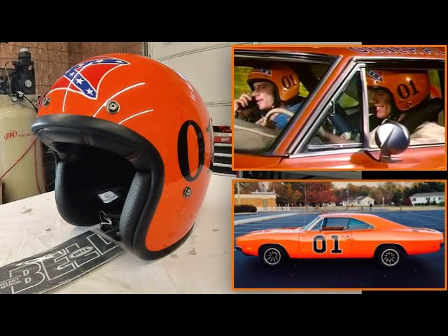 dukes of hazzard motorcycle helmet GP Shutter Blue Why an artist smashed up