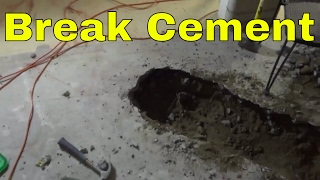 In this video, i show you an easy way to break cement faster and
easier. was using method the my basement preparation for diggin...