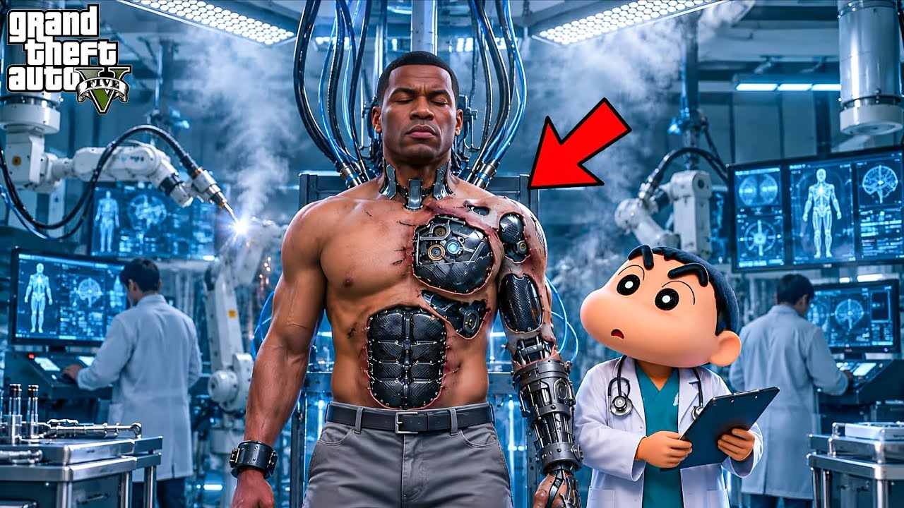 Franklin & Shinchan Become The STRONGEST Robots in GTA 5 | GTA 5 Bangla Gameplay