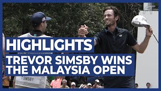 Trevor Simsby Wins the Bandar Malaysia Open | Final Round Highlights 2020