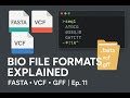 Bioinformatics File Formats Explained | FASTA, FASTQ, GFF, VCF &amp; More | Ep. 11