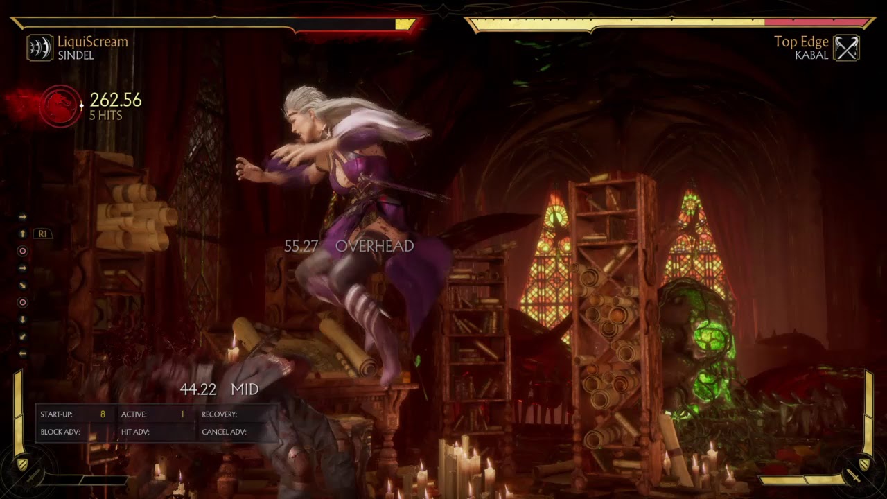 Mortal Kombat 11 Sindel fly combo