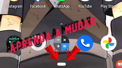 Como mudar os botões virtuais do Moto e6s?