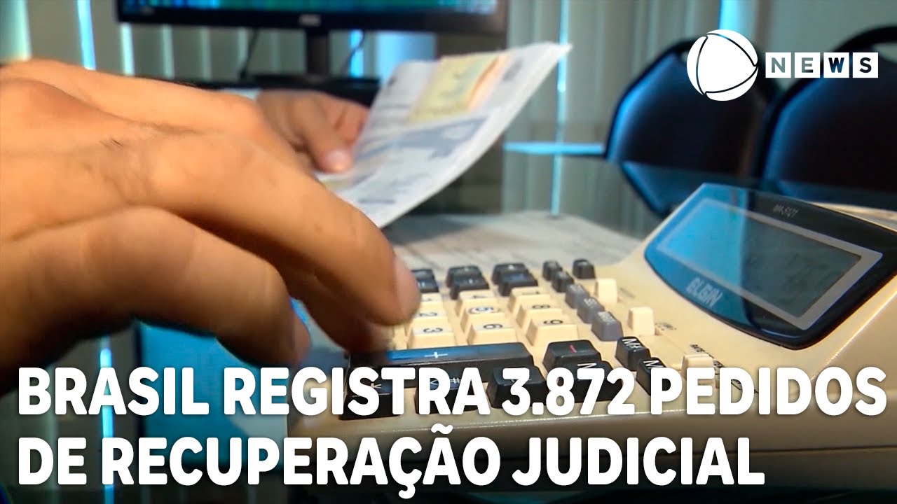 Brasil registra 3.872 pedidos de recuperação judicial