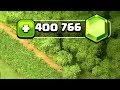 Clash of clans on depense 3000 400000 gemmes dans l.v 12 gemming to max