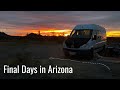 Final Days at Saddle Mountain BLM, Arizona - Free Camping - Van Life