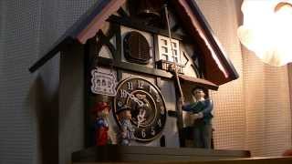 鳩時計　メルヘンハウス QP-533-3 citizen メルヘンハウス 鳩時計 cuckoo clock - YouTube