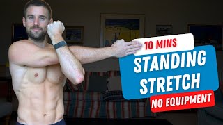 10 MIN STANDING STRETCH for FULL BODY RECOVERY \& FLEXIBILITY