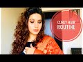 Curly Hair Routine|NO DIFFUSER|INDIAN CURLY HAIR|CURLY GIRL METHOD