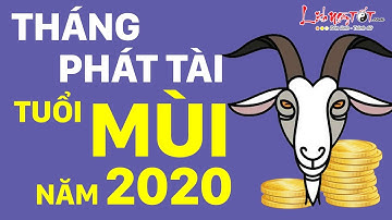 Tháng Phát Tài Tuổi Mùi Năm 2020 Chắc Chắn Giàu Sang Đếm Tiền Mỏi Tay - Tử Vi 12 Con Giáp