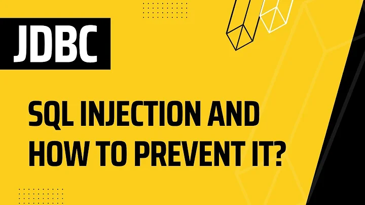 sql injection and how to prevent it? | JDBC | How to prevent SQL injection in java