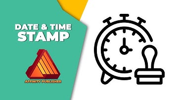 How to insert date and time stamp in affinity publisher