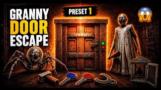 Fastest Door Escape - Preset 1 😱 | Full Escape Guide #granny