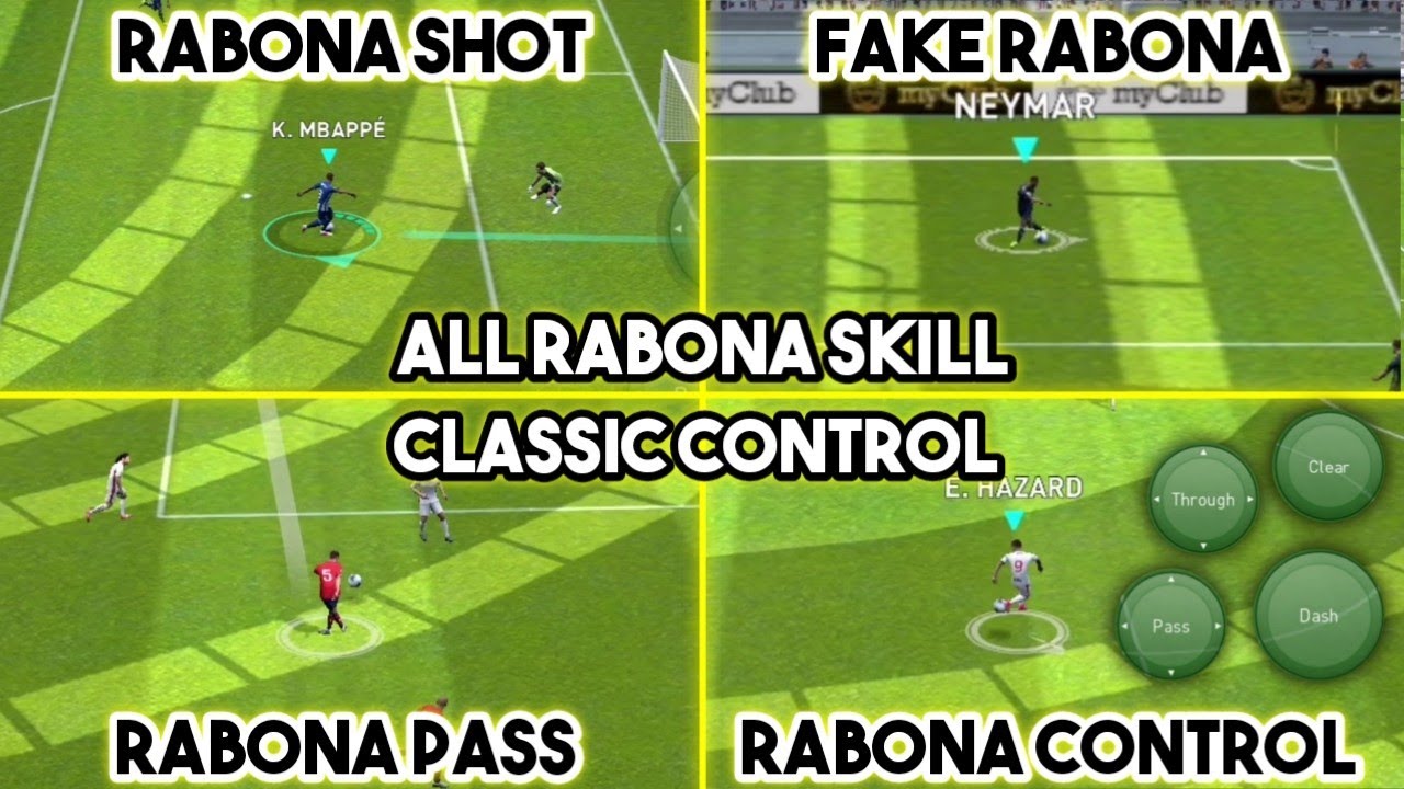 All Rabona Skill Tutorial (Classic Control) eFootball Mobile