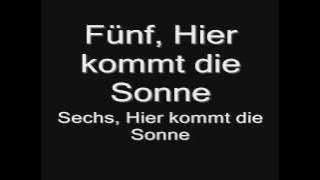 Rammstein - Sonne (lyrics) HD