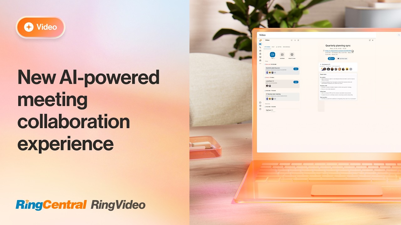RingCentral Video | New AI-powered meeting collaboration experiences ...