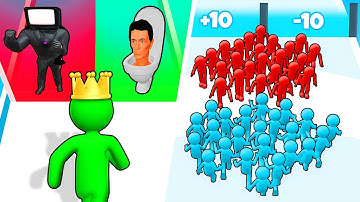 Giant Rush! vs Join Clash 3D 💥🧱 Max Level Gameplay Walkthrough Android iOS Update 9JD4