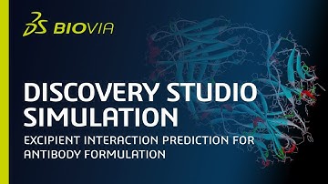 Discovery Studio Simulation | Excipient Interaction Prediction for Antibody Formulation