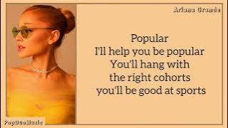 Download lagu Ariana Grande - Popular Lyrics [From 'Wicked' Soundtrack] | PopDuoMusic