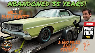 Abandoned 1968 Ford LTD Hardtop Revival for Hot Rod Power Tour Part 1 - Will It Run?