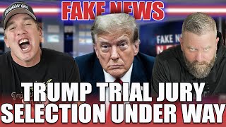 Trump Trial Jury Selection Under Way - Drinkin' Bros Fake News 303