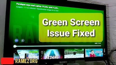 FIX GREEN SCREEN YOUTUBE IN XIAOMI MI STICK - Tips Trick OS Update August 2021 Playback Issue Fixed