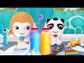 Which Bottle is Yours, Baby? Hot vs Cold | Funny Cartoon for Kids | Dolly and Friends 3D