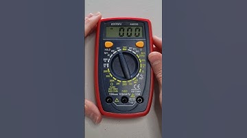 AstroAI AM33D digital multimeter dial positions for measuring DC Voltage