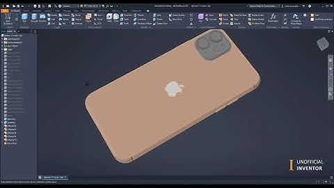 How to model a phone cover in Autodesk Inventor