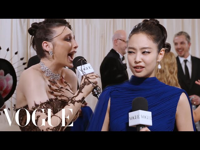 Jennie Kim on Her Getting Ready Playlist for the Met Gala | Met Gala 2024 With Emma Chamberlain class=