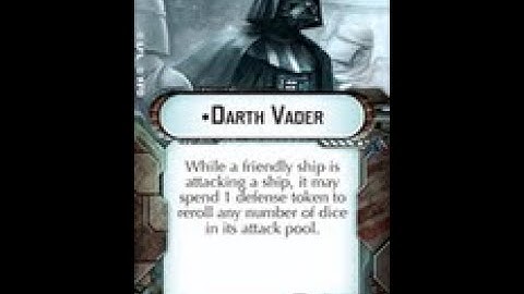 How-to use Commander "Darth Vader" - Star Wars Armada Explained (SWAE)