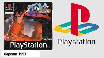 Street Fighter EX Plus Alpha (PS1)(1997) Attract Mode + Gameplay (HD)