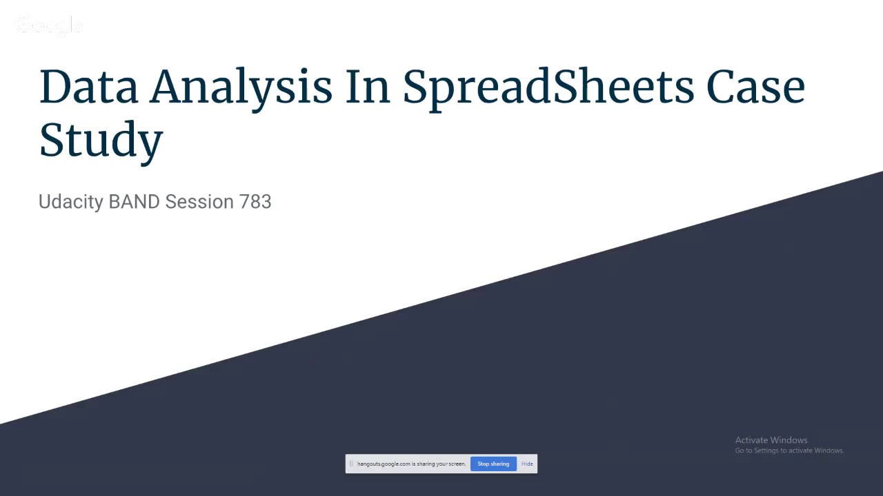 data analysis case study excel