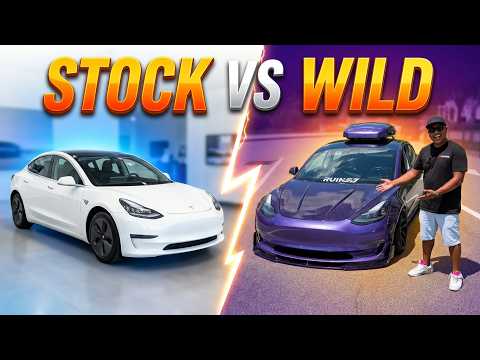 Deep Purple: Tesla Model 3 Breaks Every Customization Rule (Forged Carbon Fiber extravaganza!)