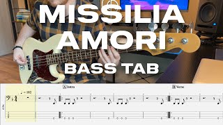 Ghost - Missilia Amori // Bass Cover // Play Along Tab and Notation