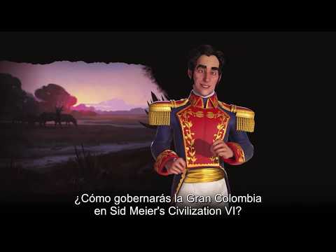 Civilization VI - New Frontier Pass - Simón Bolívar será el líder de Gran Colombia