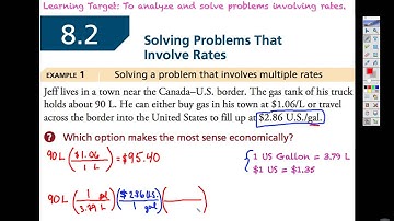 Foundations of Mathematics 11 Chapter 8 2 Lesson and Example 1