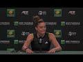 Maria Sakkari Press Conference Following 3rd Round Win 2022 BNP Paribas Open
