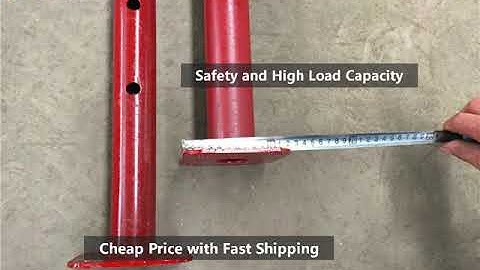 scaffold acrow props testing and inspecting before shippping