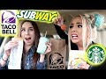 Letting Fast Food Employees DECIDE What I Eat for 24 HOURS! (AWKWARD)