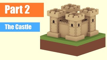 Tutorial: Low Poly Castle [Blender]Part 2/4