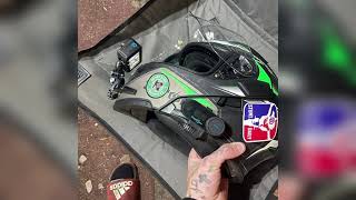 1STORM Motorcycle helmet UNBOXING w/ intercom install tutorial!