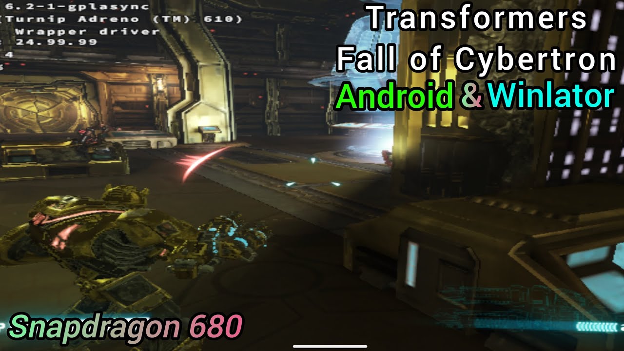 Transformers Fall of Cybertron (Winlator Ludashi 2.8, Snapdragon 680 / 4 GB Ram)
