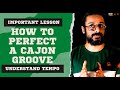 How To Perfect A Cajon Groove | Understanding Tempo and Metronome #metronome #Groove #Cajon #Tempo
