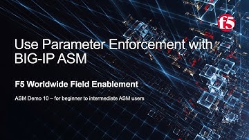 This video is no longer current: Use Parameter Enforcement