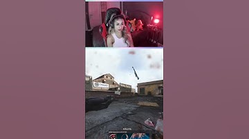she almost cried 😢  #streamer #1v1 #callofduty #gamergirl
