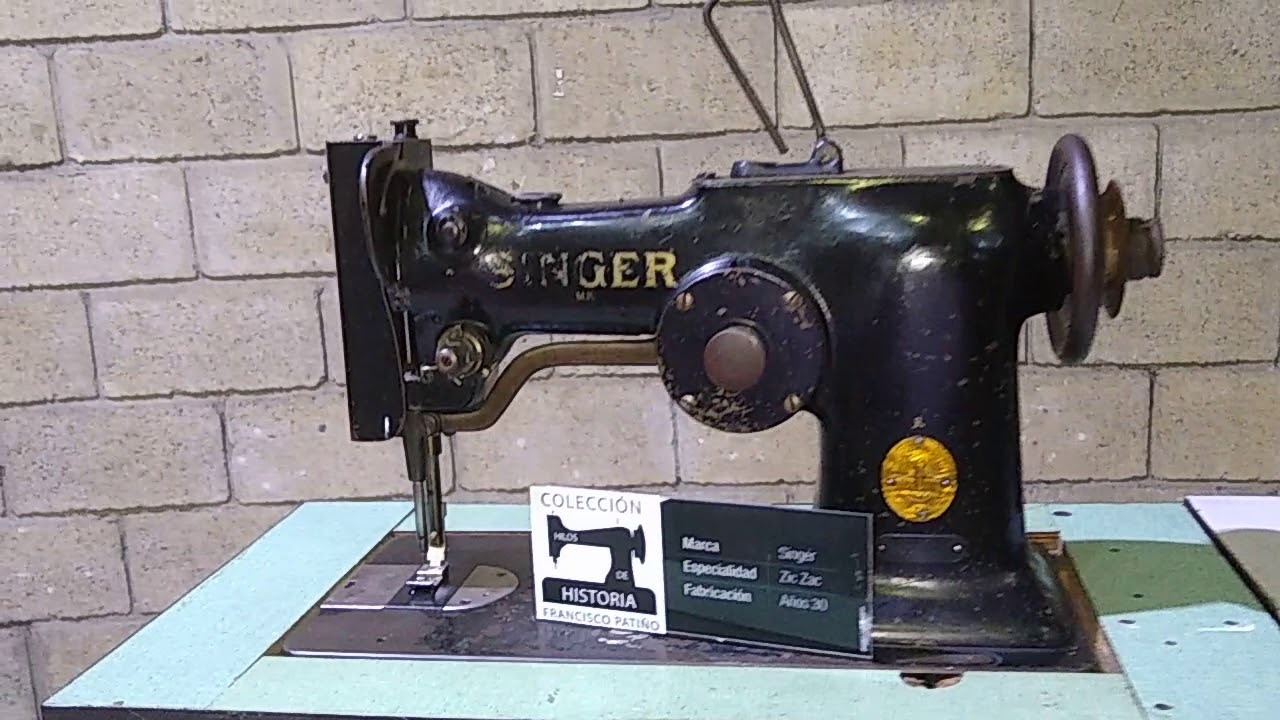 Maravillosa colección de máquinas de coser modelos de casi 100 años - Retro  Máquinas - YouTube
