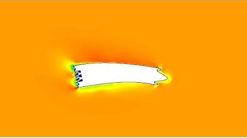 SolidWorks Flow Simulation - Skylon Spaceplane Supersonic Gliding Simulation Preview
