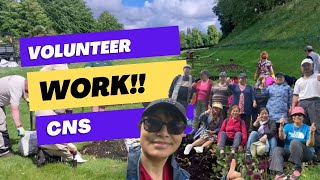 Volunteering work #CNS|| helping the Gardeners || Colchester castle park#ukvlog #Rupa Bindas 💕💕